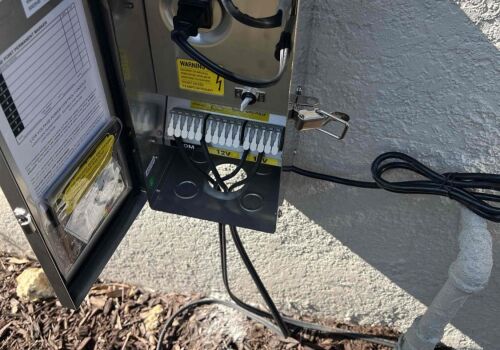 300W Low Voltage Transformer with Photocell Installed – Naples, FL
