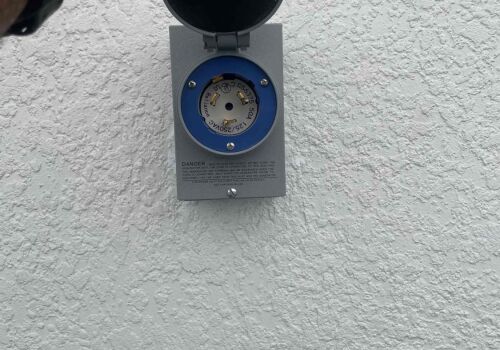 50-Amp Generator Inlet & Whole-Home Surge Protector Installation – Cape Coral, FL