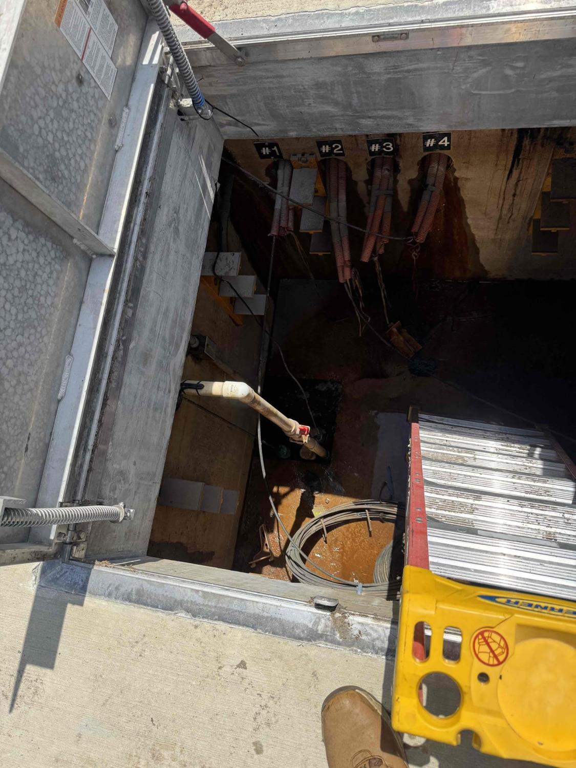 Outdoor Wiring Commercial Electrical Pump Receptacle Relocation with 4×4 Post – Fort Myers, FL